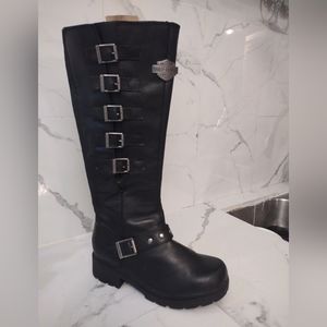 Leather boots Harley Davidson